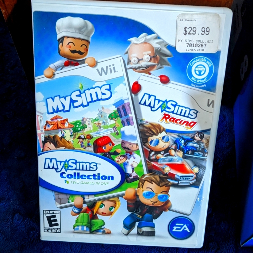 Wii My Sims Collection Nintendo Wii Complete Game in Box VG